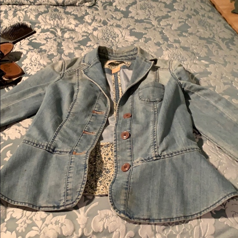 Anthropologie denim jacket